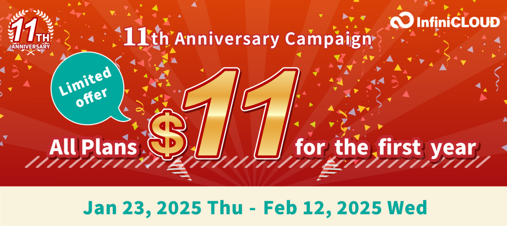 11th anniversary coupon giveaway raffle