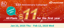 Campaign/11th anniversary coupon giveaway raffle