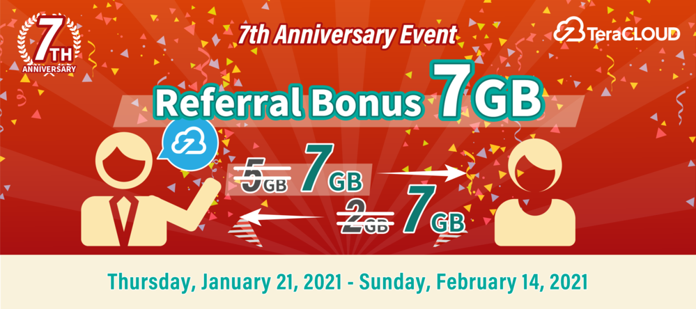 Referral Bonus 7GB