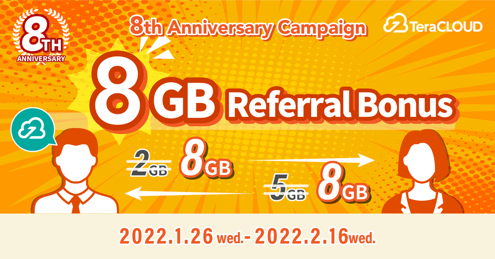 Referral Bonus 8GB