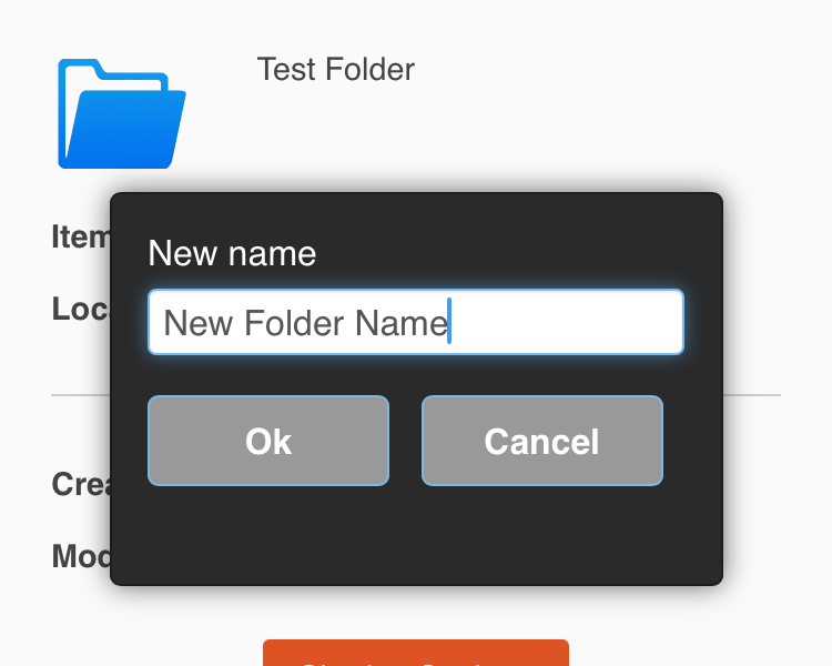 Mobile Rename File Renaming a file or folder|InfiniCLOUD | All-In-One Cloud Storage | Get ...