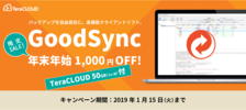 キャンペーン/GoodSync年末年始1000円OFFキャンペーン